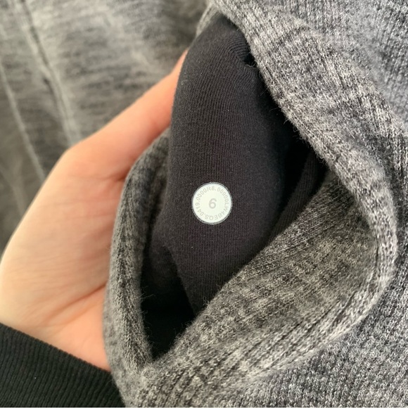 Lululemon Radiant Jacket II Heathered Core Dark Grey Women’s Size 6 - Picture 8 of 14